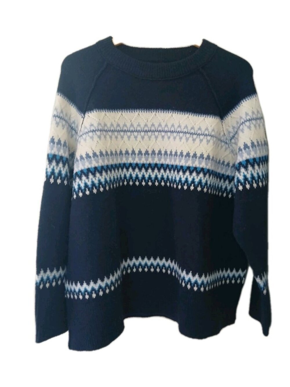Aerie Fair Isle Crewneck Sweater